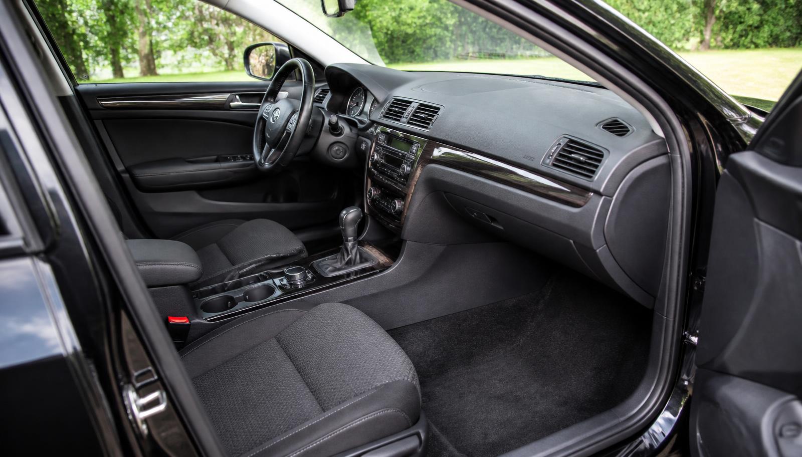 Detailed car interior after MDM service